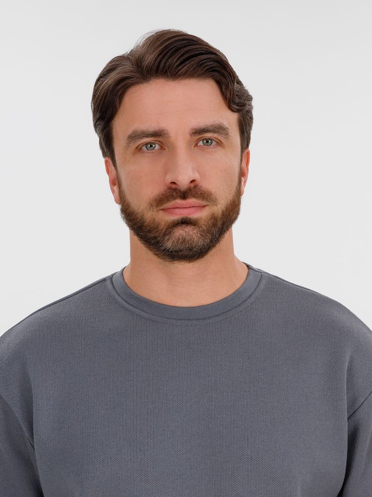 Джемпер с коротким рукавом Siluetti Volumica, серый — изображение 8