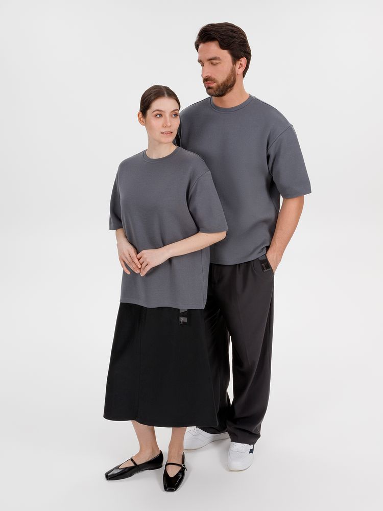 Джемпер с коротким рукавом Siluetti Volumica, серый — изображение 14