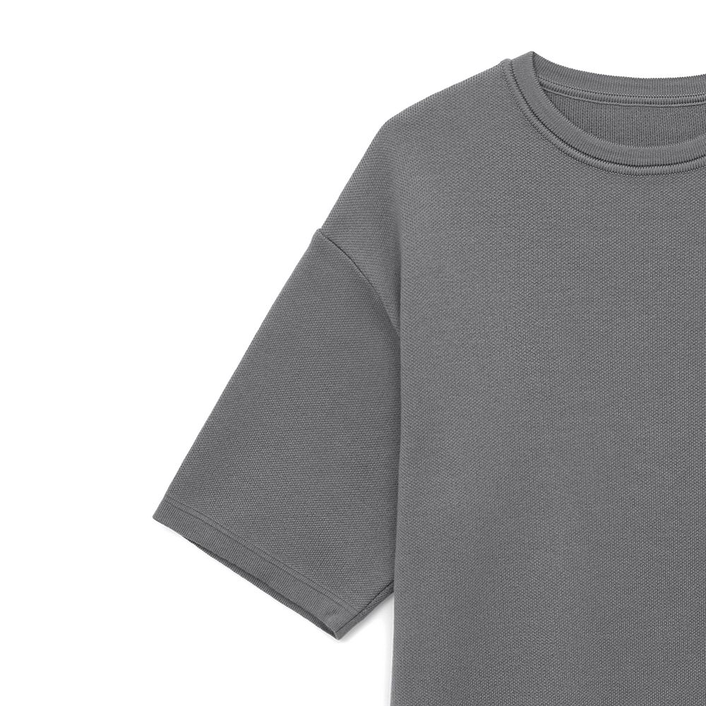 Джемпер с коротким рукавом Siluetti Volumica, серый — изображение 4