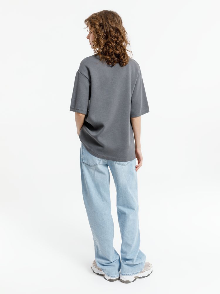 Джемпер с коротким рукавом Siluetti Volumica, серый — изображение 7