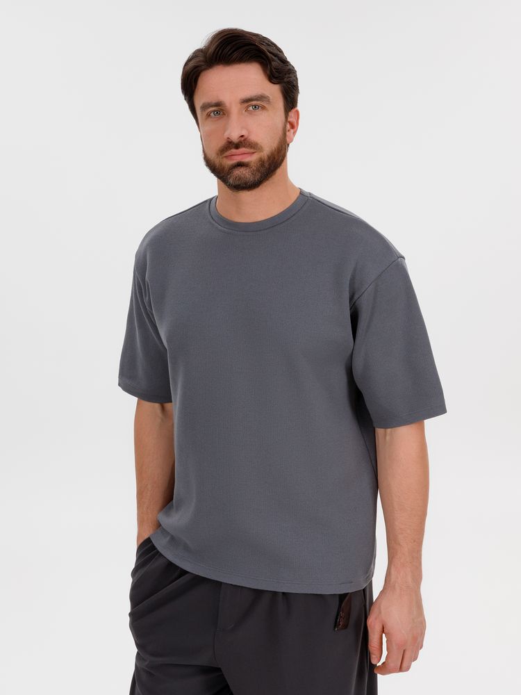 Джемпер с коротким рукавом Siluetti Volumica, серый — изображение 9