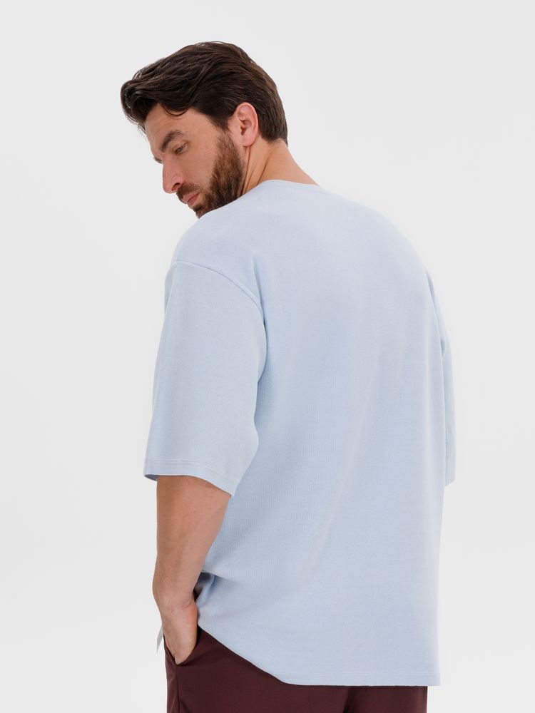 Джемпер с коротким рукавом Siluetti Volumica, светло-голубой — изображение 10