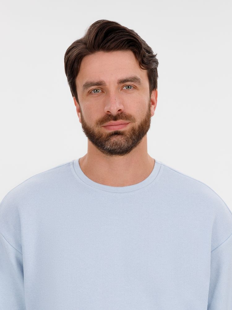 Джемпер с коротким рукавом Siluetti Volumica, светло-голубой — изображение 8