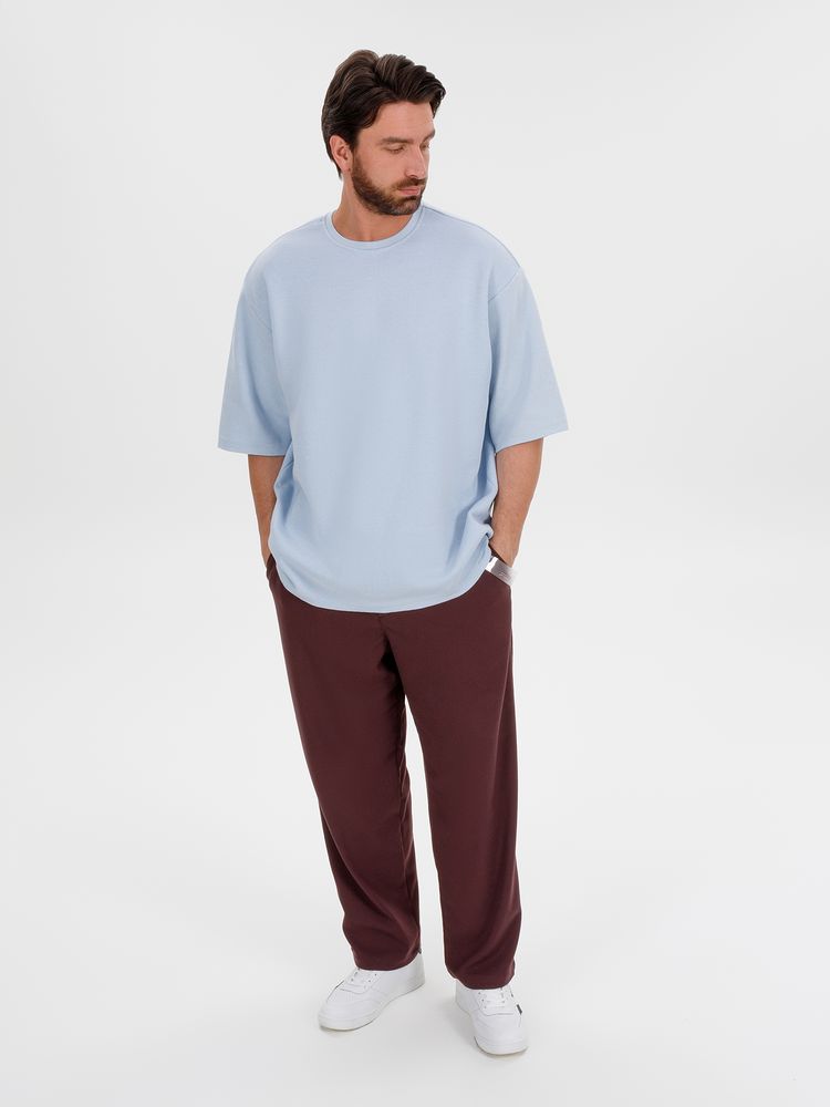 Джемпер с коротким рукавом Siluetti Volumica, светло-голубой — изображение 11