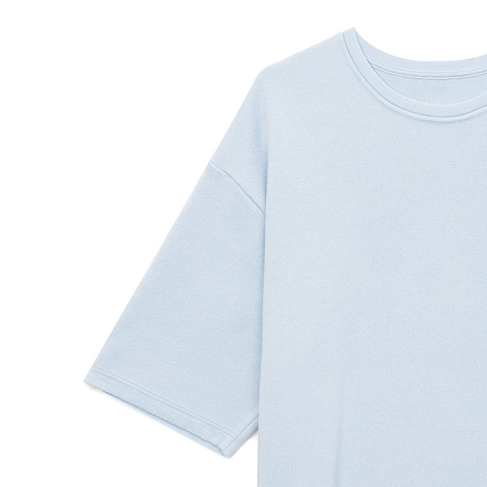 Джемпер с коротким рукавом Siluetti Volumica, светло-голубой — изображение 4