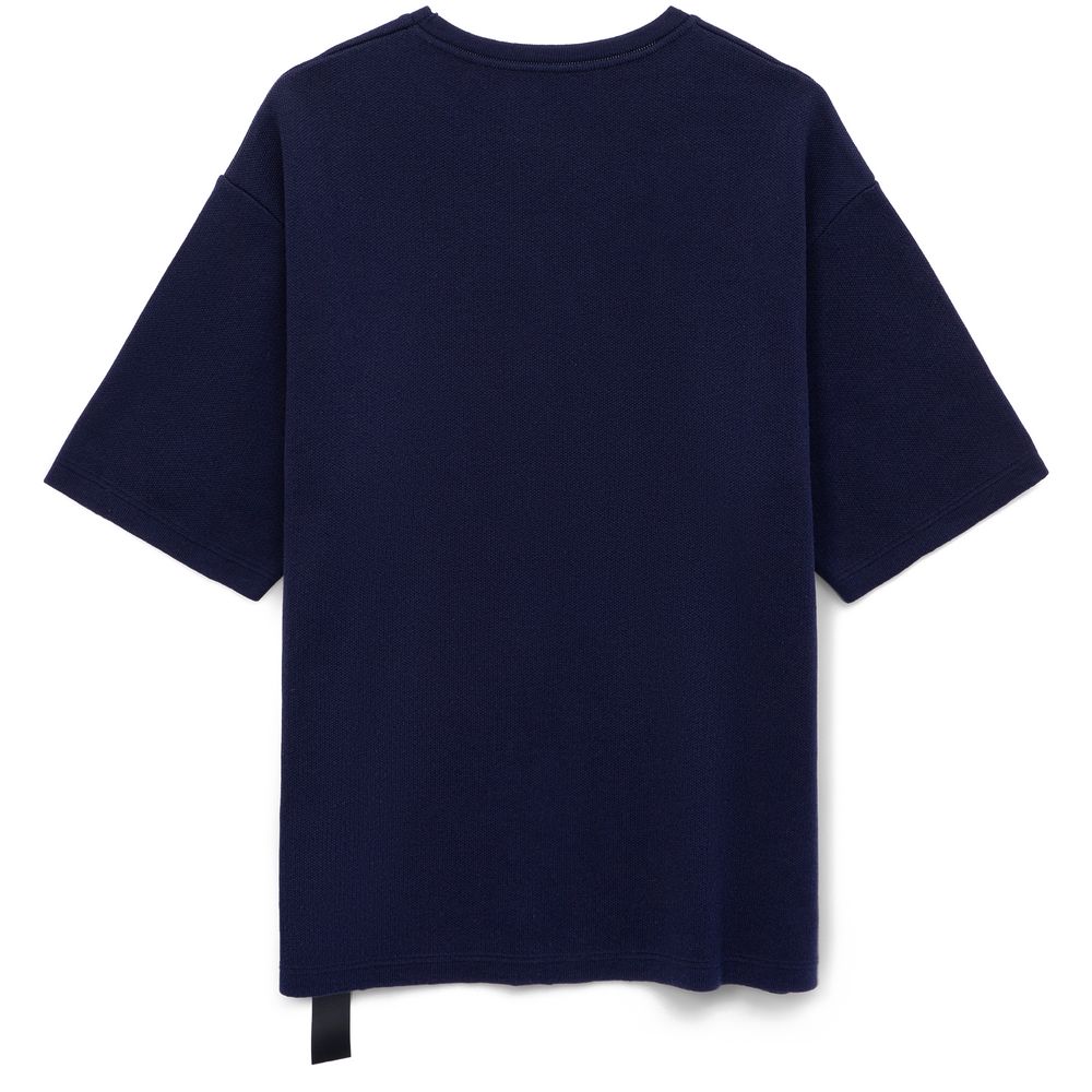 Джемпер с коротким рукавом Siluetti Volumica, темно-синий — изображение 3