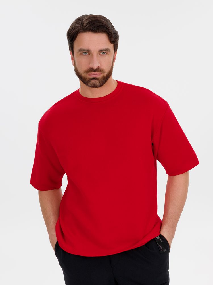 Джемпер с коротким рукавом Siluetti Volumica, красный — изображение 9