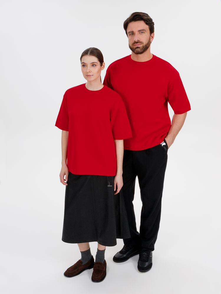 Джемпер с коротким рукавом Siluetti Volumica, красный — изображение 12