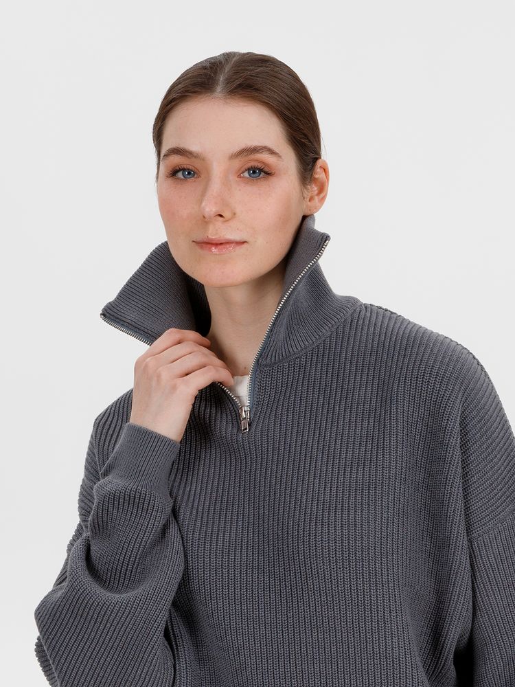 Джемпер Siluetti Birne, серый — изображение 5