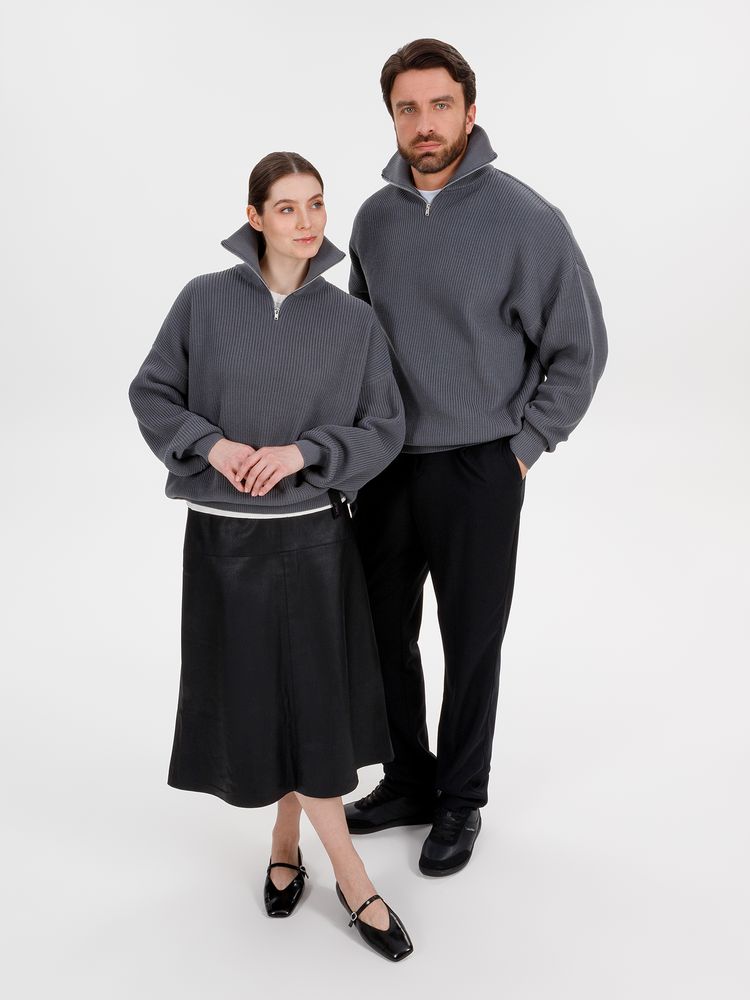 Джемпер Siluetti Birne, серый — изображение 15