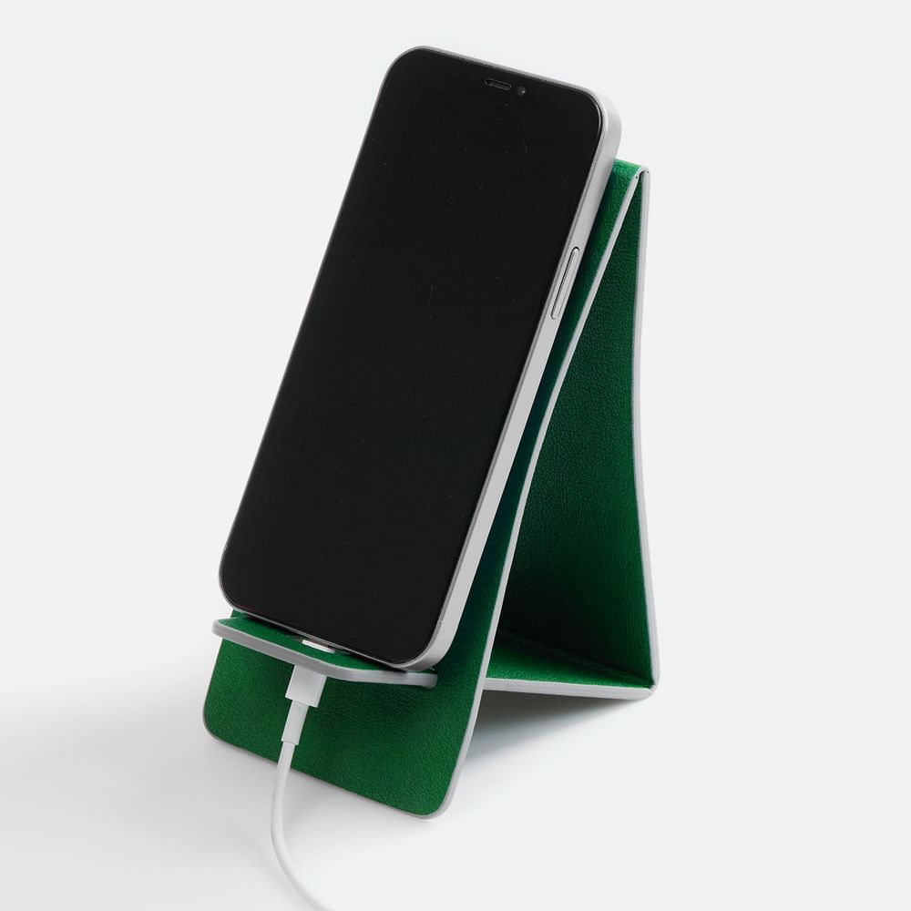 Подставка для телефона Petrus, зеленая — изображение 3