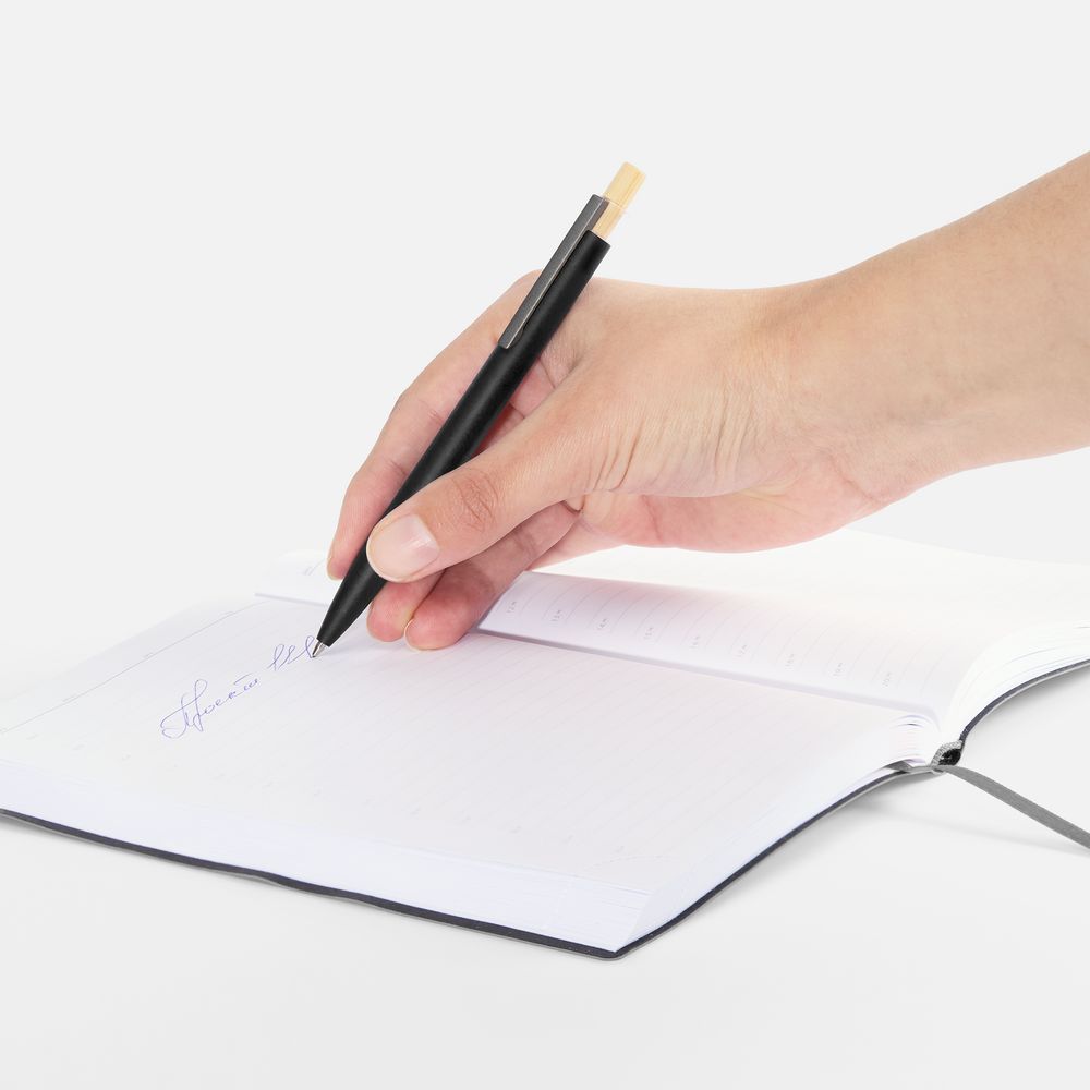 Ручка шариковая Bambink в подарочной упаковке, черная — изображение 7