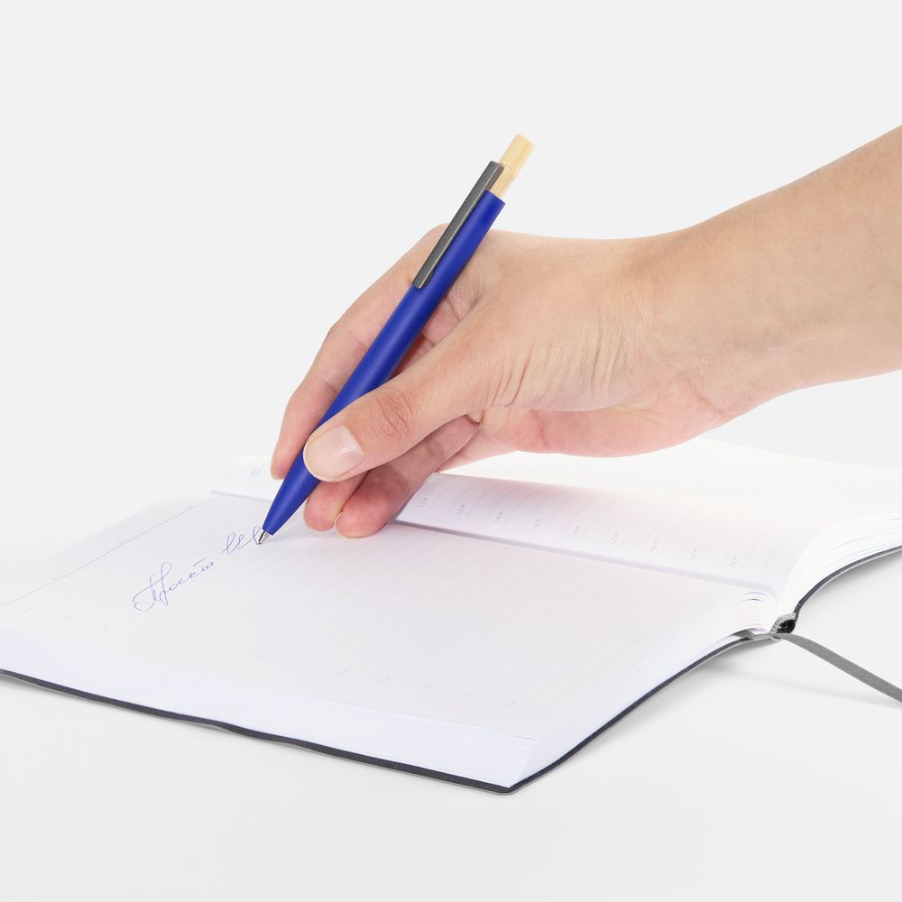 Ручка шариковая Bambink Ручка шариковая Bambink в подарочной упаковке, темно-синяя — изображение 7