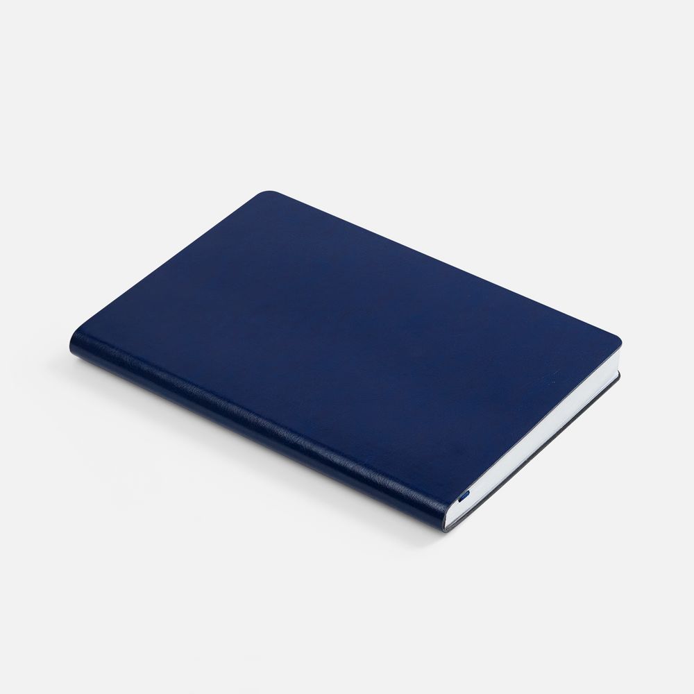 Ежедневник Nebraska Flex, недатированный, синий с серебром — изображение 5