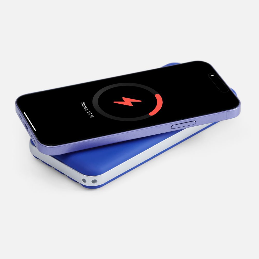 Внешний аккумулятор Omni Pro 10000 мАч, синий — изображение 10