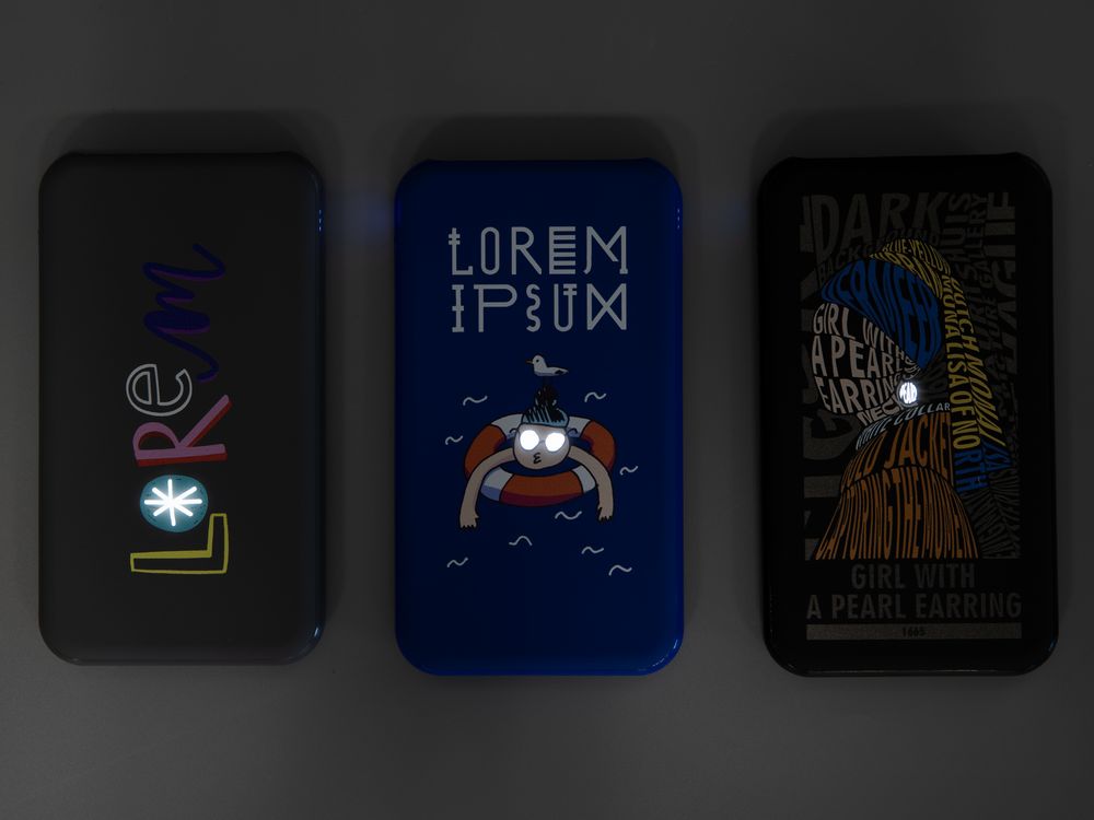 Аккумулятор Uniscend Starry с подсветкой, 5000 мАч, темно-серый — изображение 8