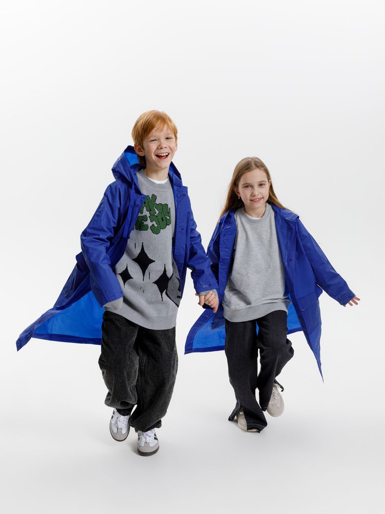 Дождевик детский RainDrop Kids, ярко-синий — изображение 18