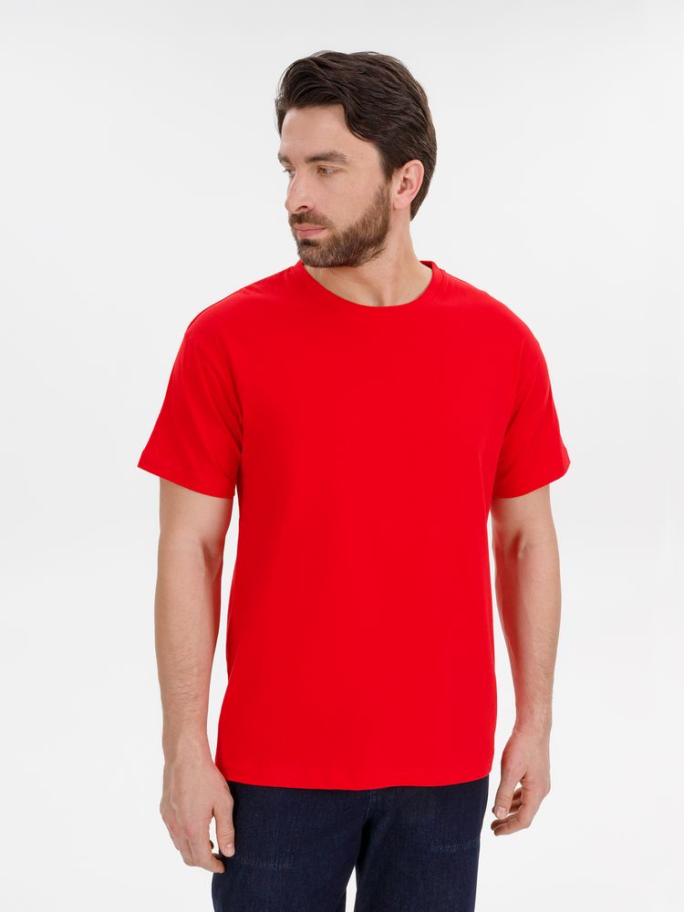 Футболка унисекс T-Bolka 180, красная — изображение 7