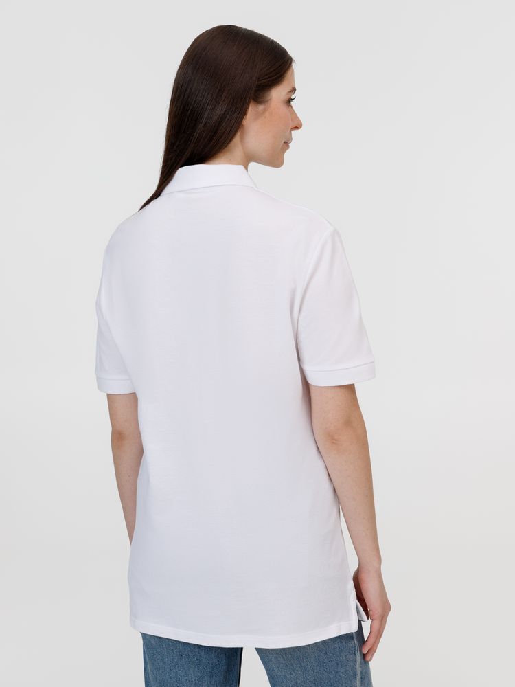 Рубашка поло унисекс Pacific, белая — изображение 11