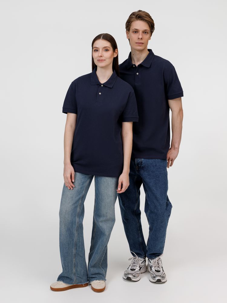 Рубашка поло унисекс Pacific, кобальт (темно-синяя) — изображение 13