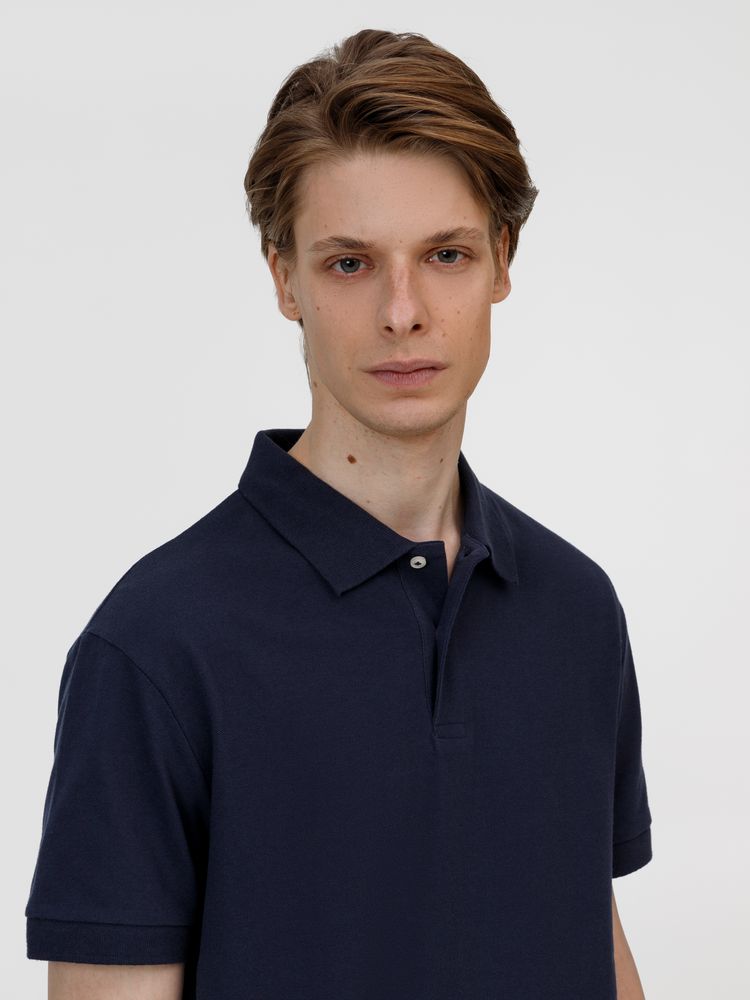 Рубашка поло унисекс Pacific, кобальт (темно-синяя) — изображение 6