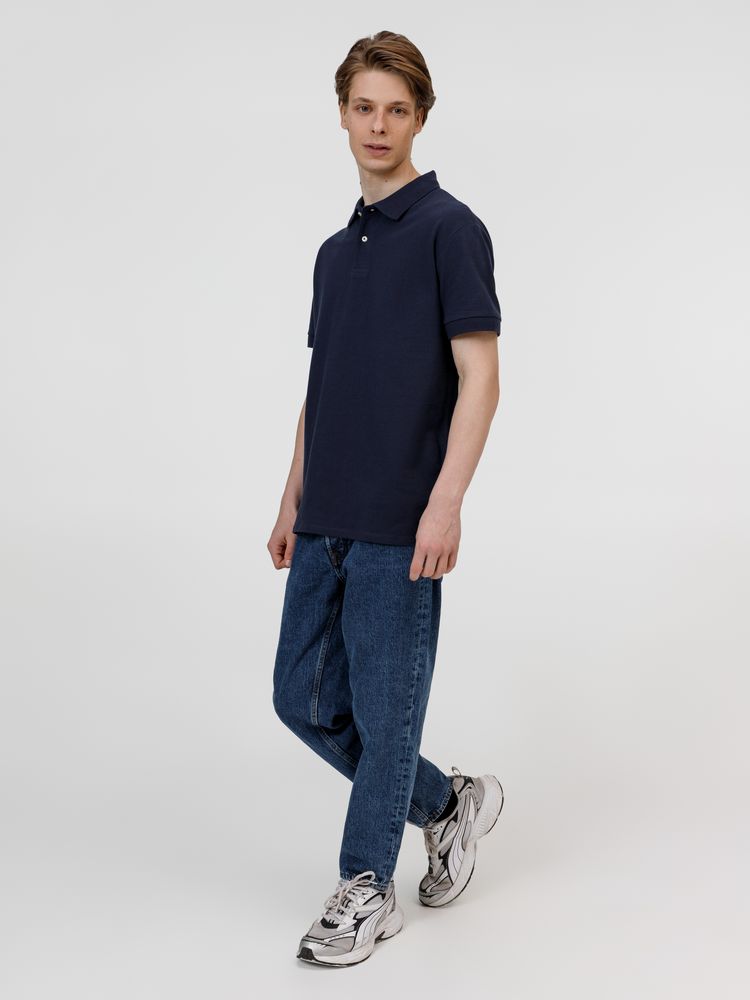 Рубашка поло унисекс Pacific, кобальт (темно-синяя) — изображение 8