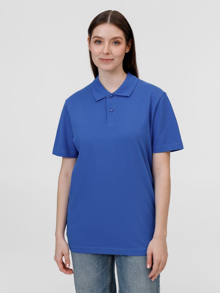 Рубашка поло унисекс Pulse, ярко-синяя (royal) — изображение 9