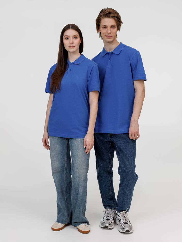 Рубашка поло унисекс Pulse, ярко-синяя (royal) — изображение 13