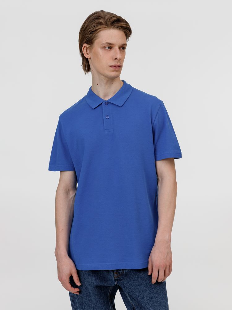 Рубашка поло унисекс Pulse, ярко-синяя (royal) — изображение 5