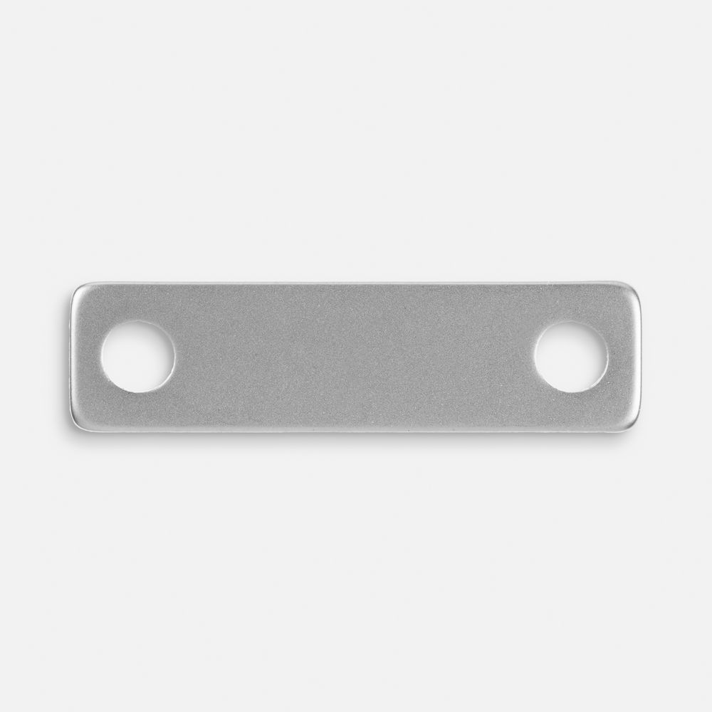 Шильдик металлический Alfa Liten, серебристый