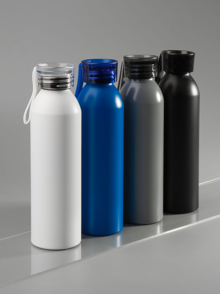 Бутылка для воды Brooke, матовая серая — изображение 11