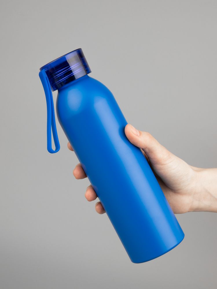 Бутылка для воды Brooke, матовая синяя — изображение 9