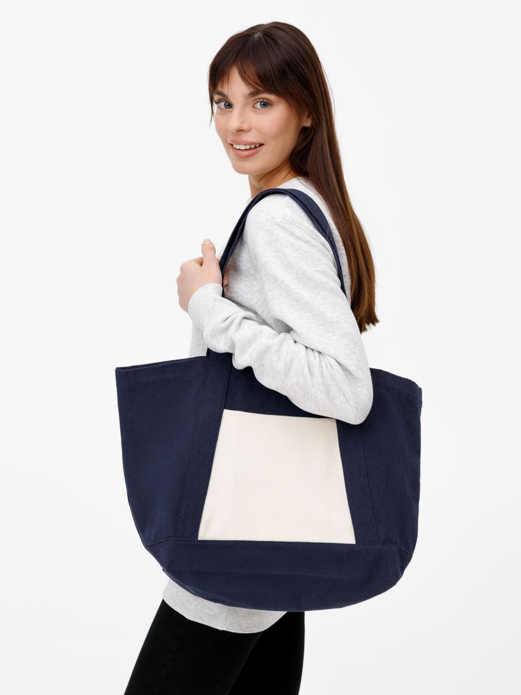 Шопер Shophop, синий с неокрашенным — изображение 7