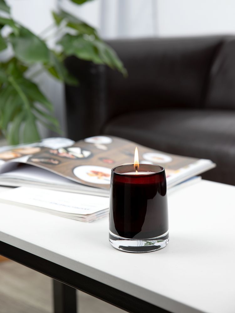 Ароматическая свеча Fragnola, грейпфрут и ветивер, бордовая — изображение 6