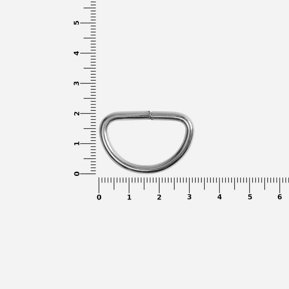 Полукольцо Semiring, L, серебристое — изображение 4