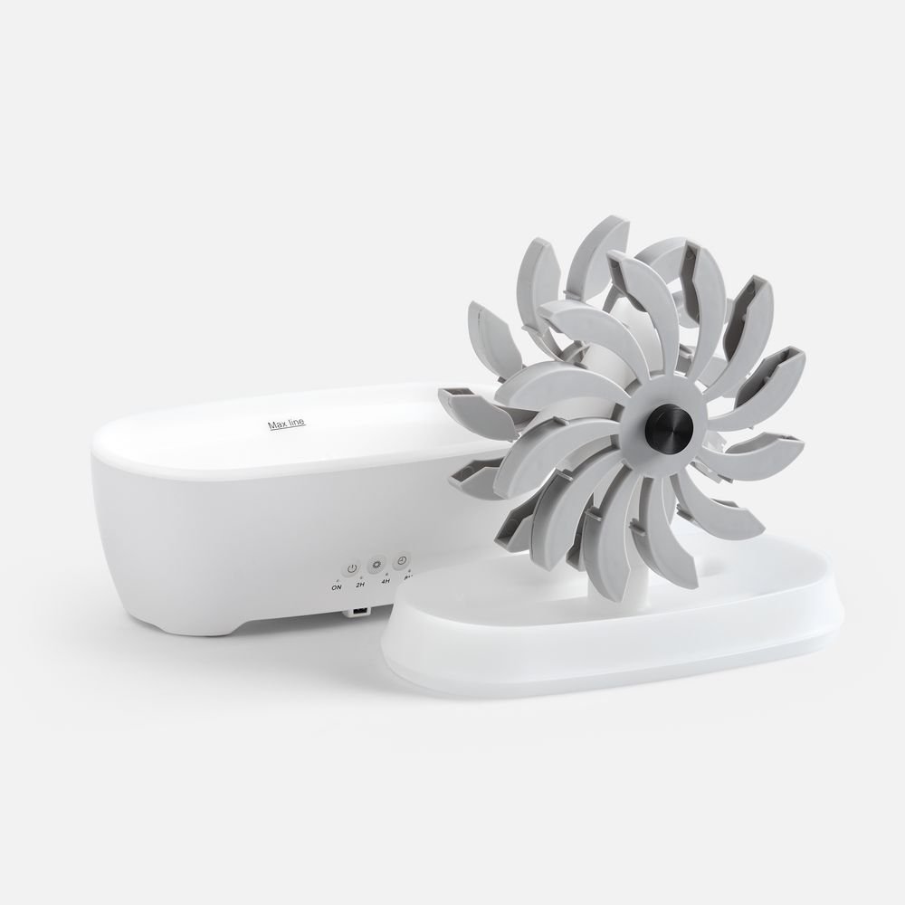 Увлажнитель-ароматизатор Steam Spin, белый с серым — изображение 5