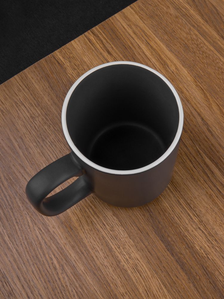 Кружка Mugful, темно-серая (графитовая) — изображение 8