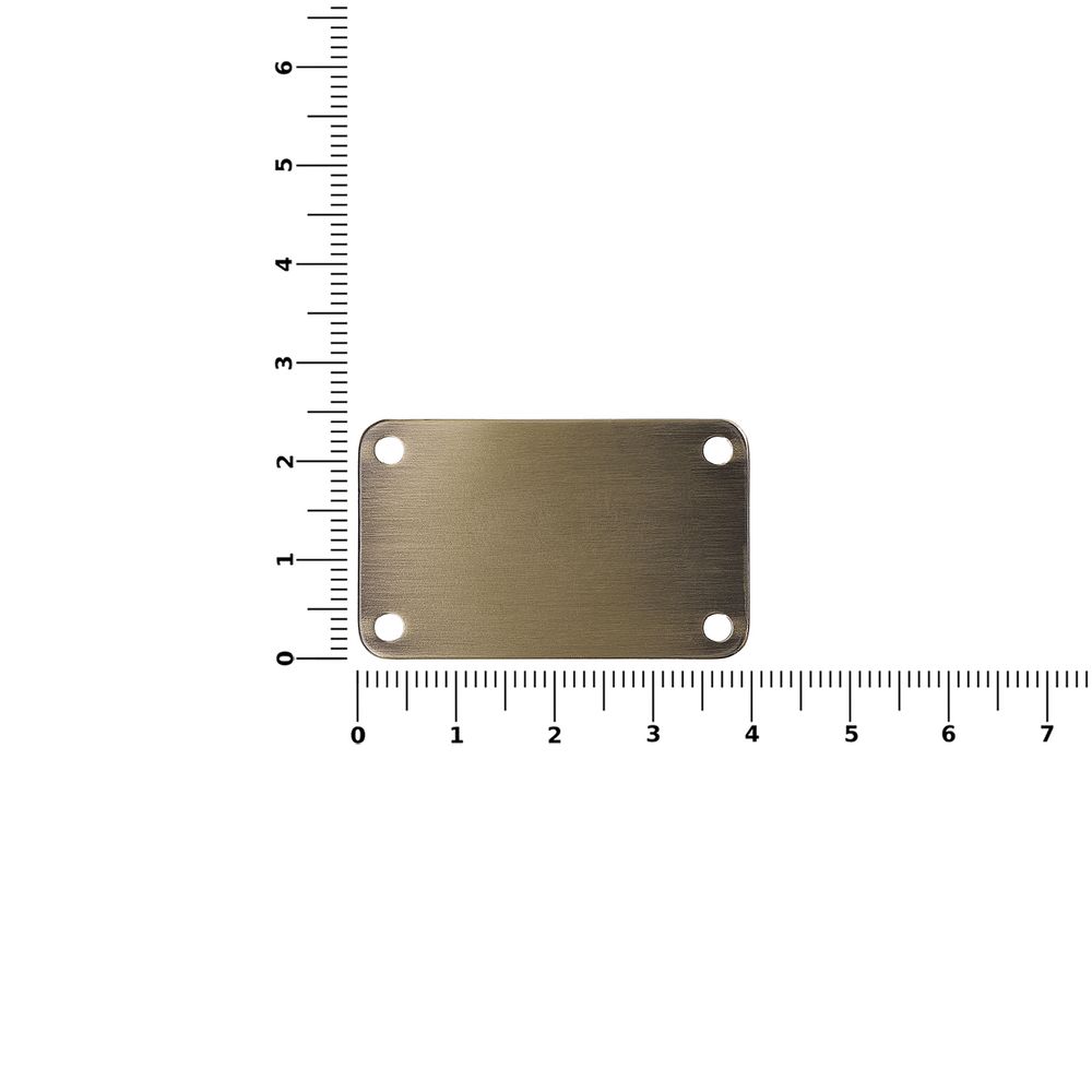 Шильдик металлический Furo, бронзовый — изображение 4