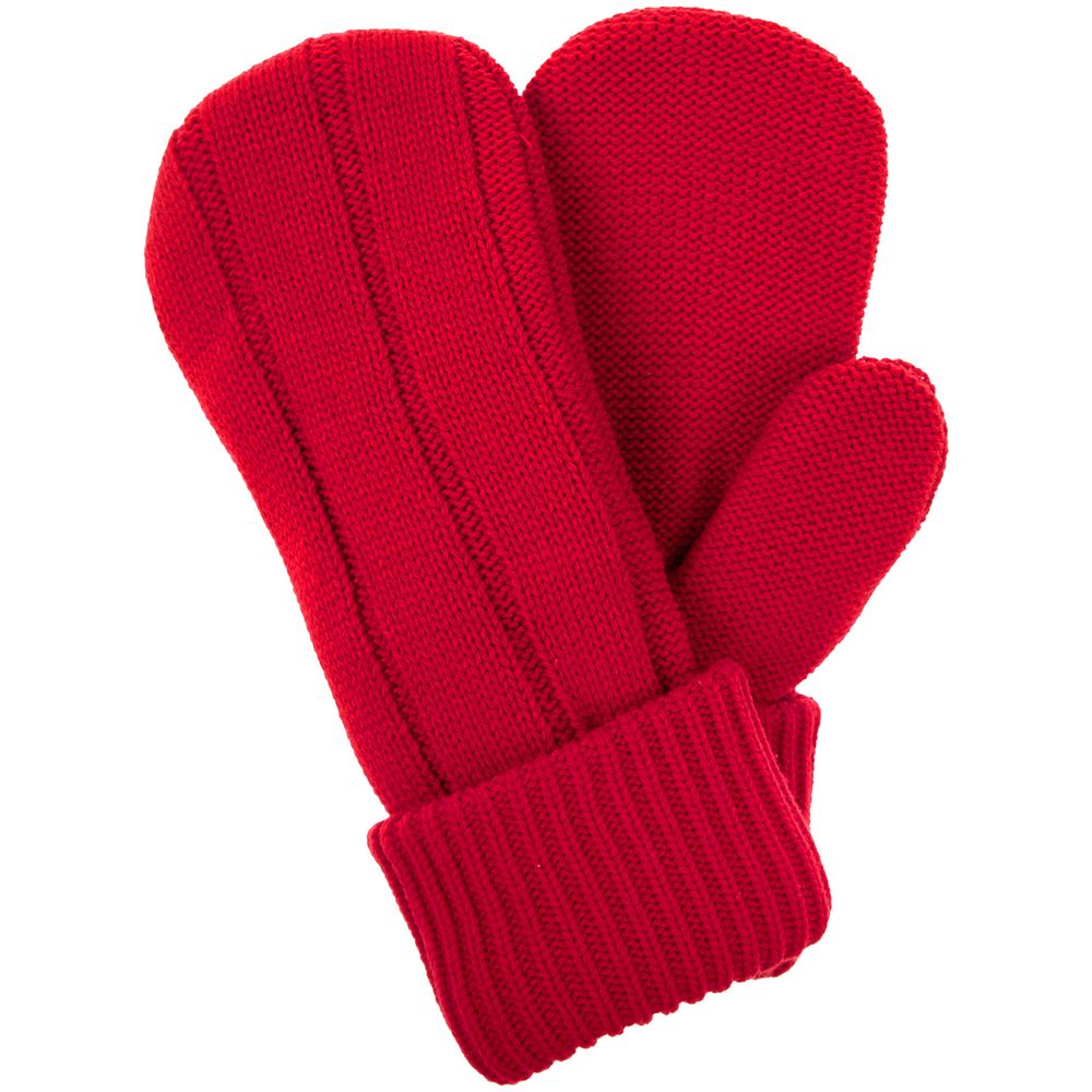 Варежки Knit Beat, красные — изображение 3