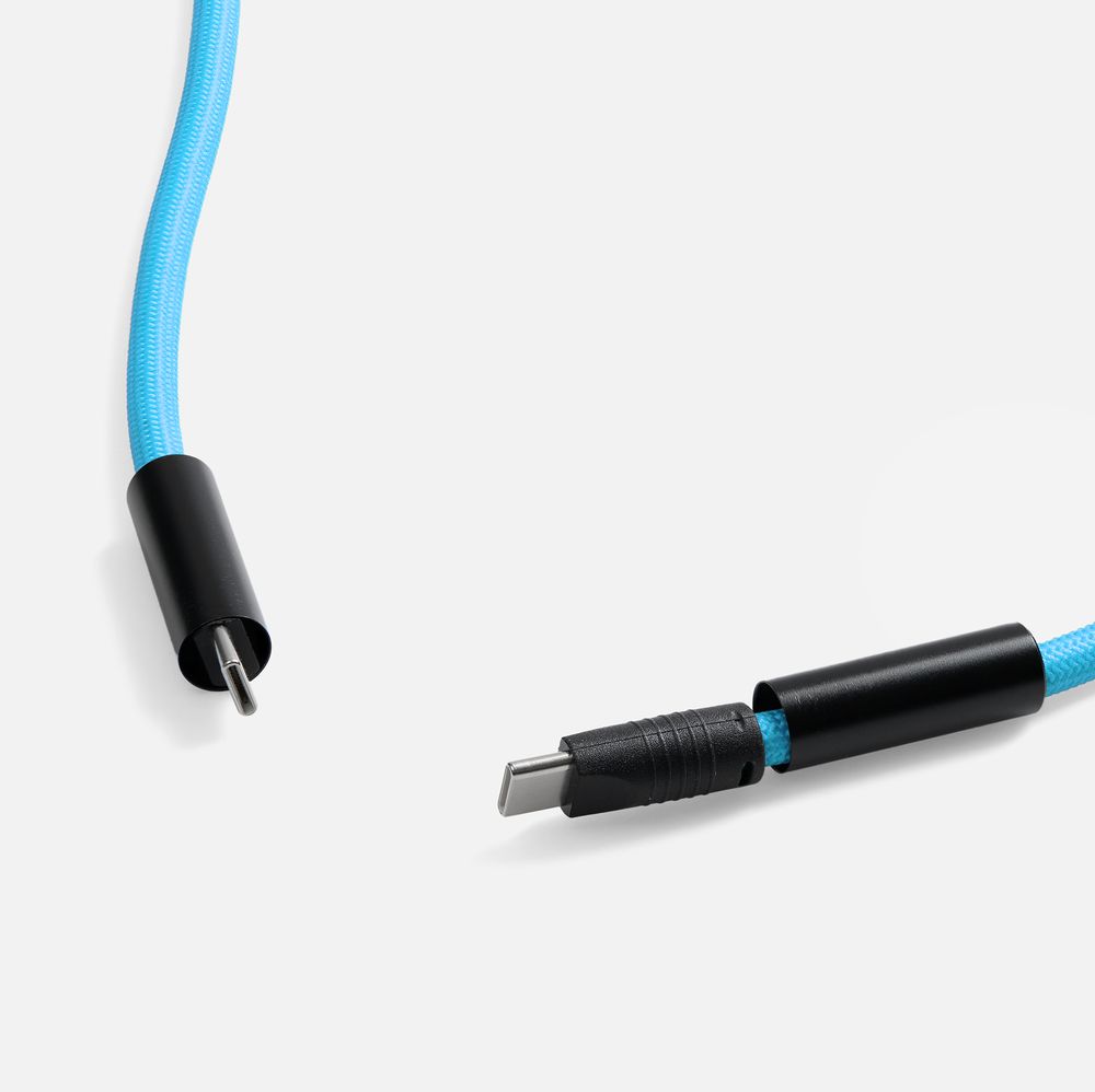 Кабель-ланьярд energyFlex Power Delivery 60 Вт, голубой — изображение 4