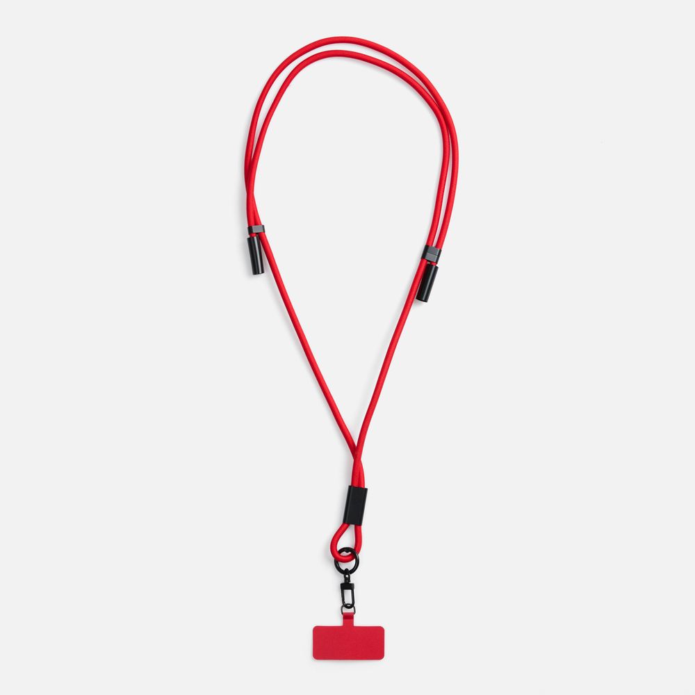 Кабель-ланьярд energyFlex Power Delivery 60 Вт, красный
