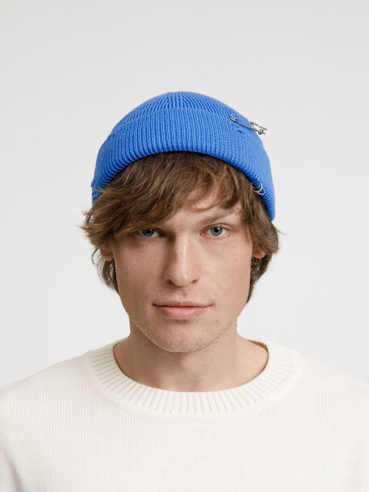 Шапка Pricker, синяя (аква) — изображение 8