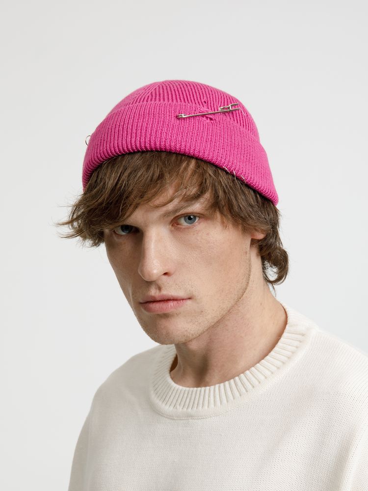 Шапка Pricker, розовая (малиновая) — изображение 9
