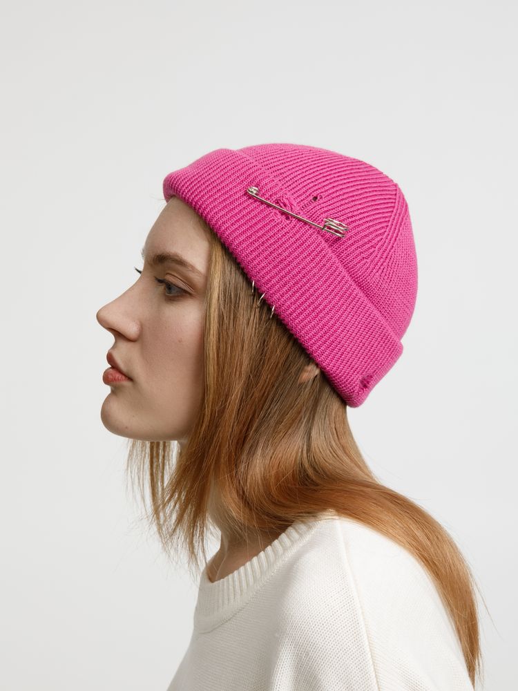Шапка Pricker, розовая (малиновая) — изображение 13