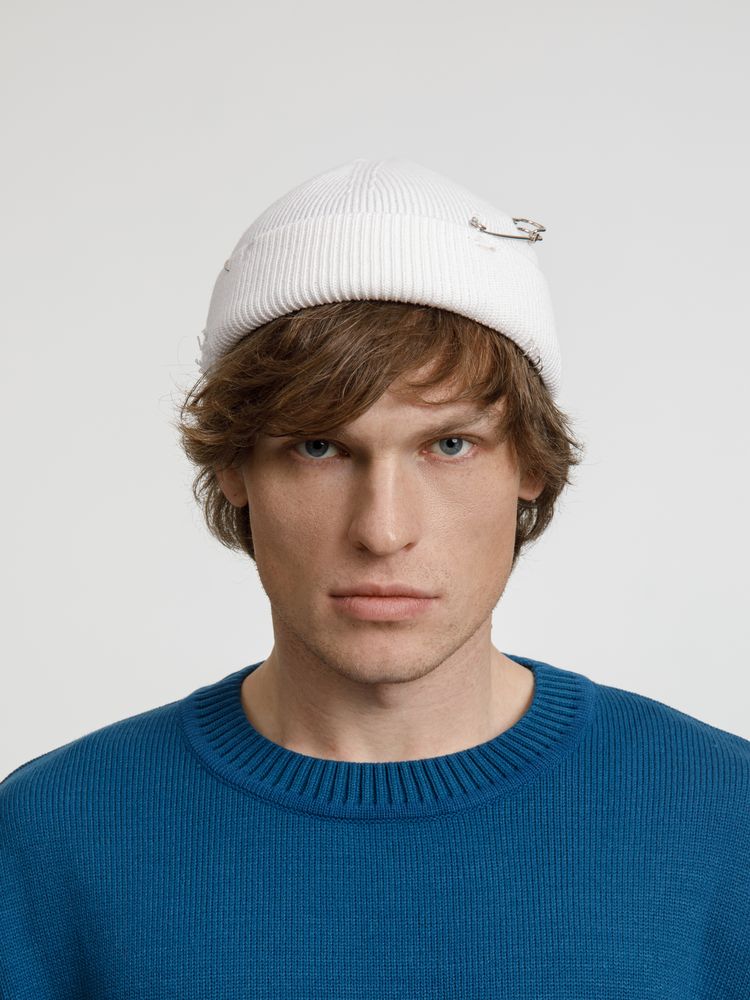 Шапка Pricker, белая — изображение 8