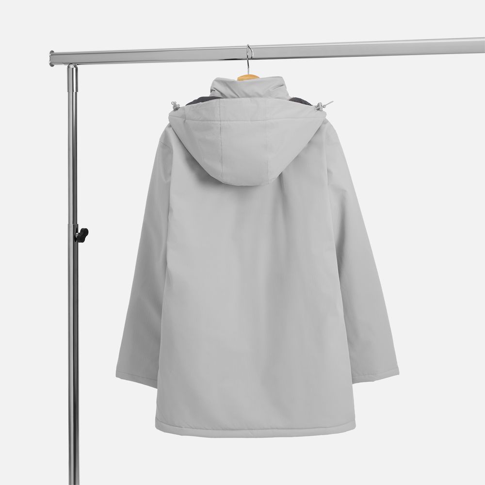 Куртка-парка унисекс Sfera, светло-серая — изображение 4