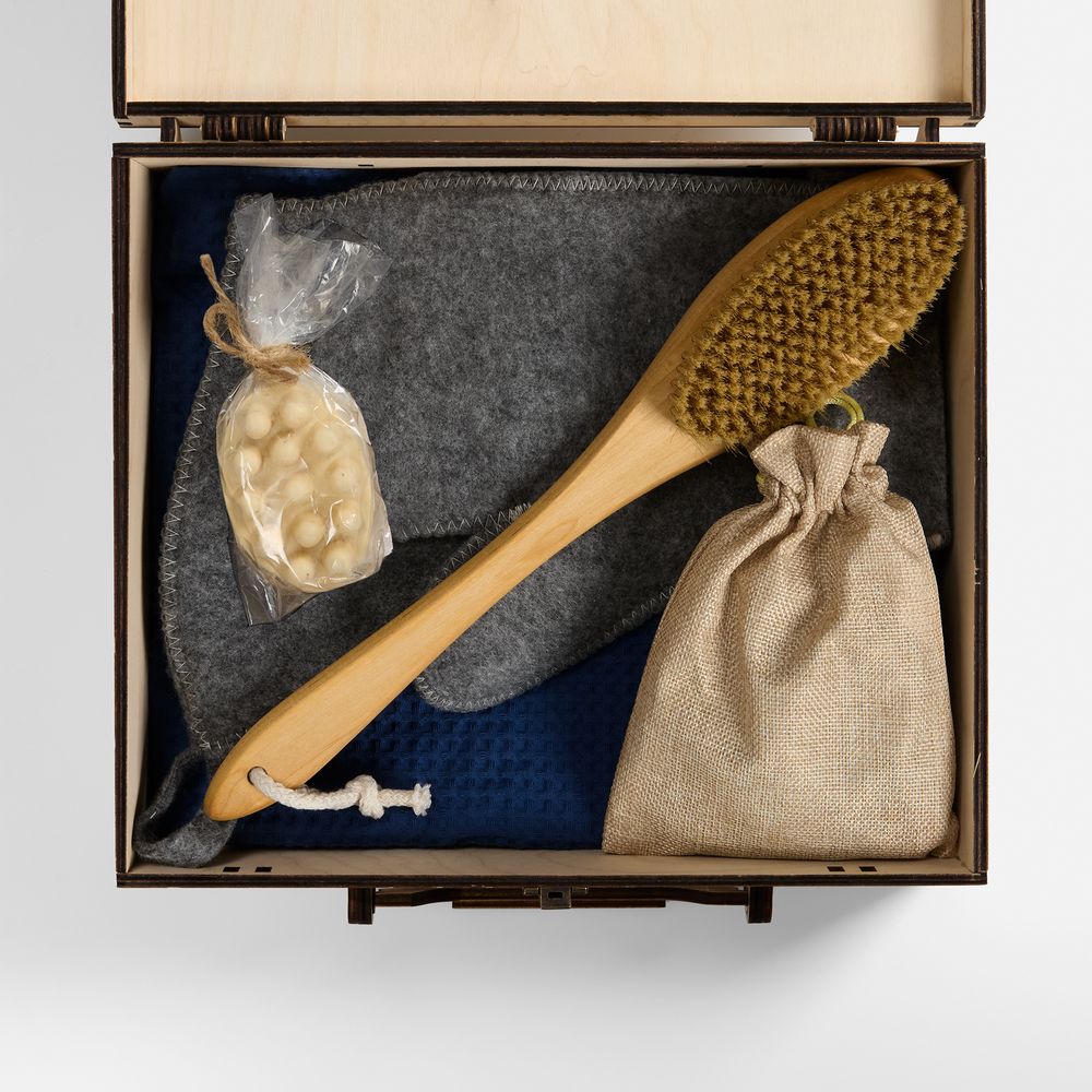 Банный набор Great Heat Therapy, мужской, темно-синий — изображение 3