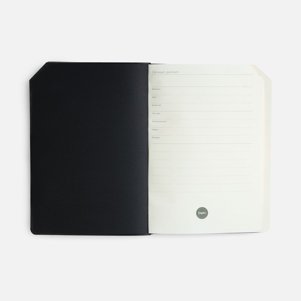 Ежедневник Espresso, недатированный, черный — изображение 7