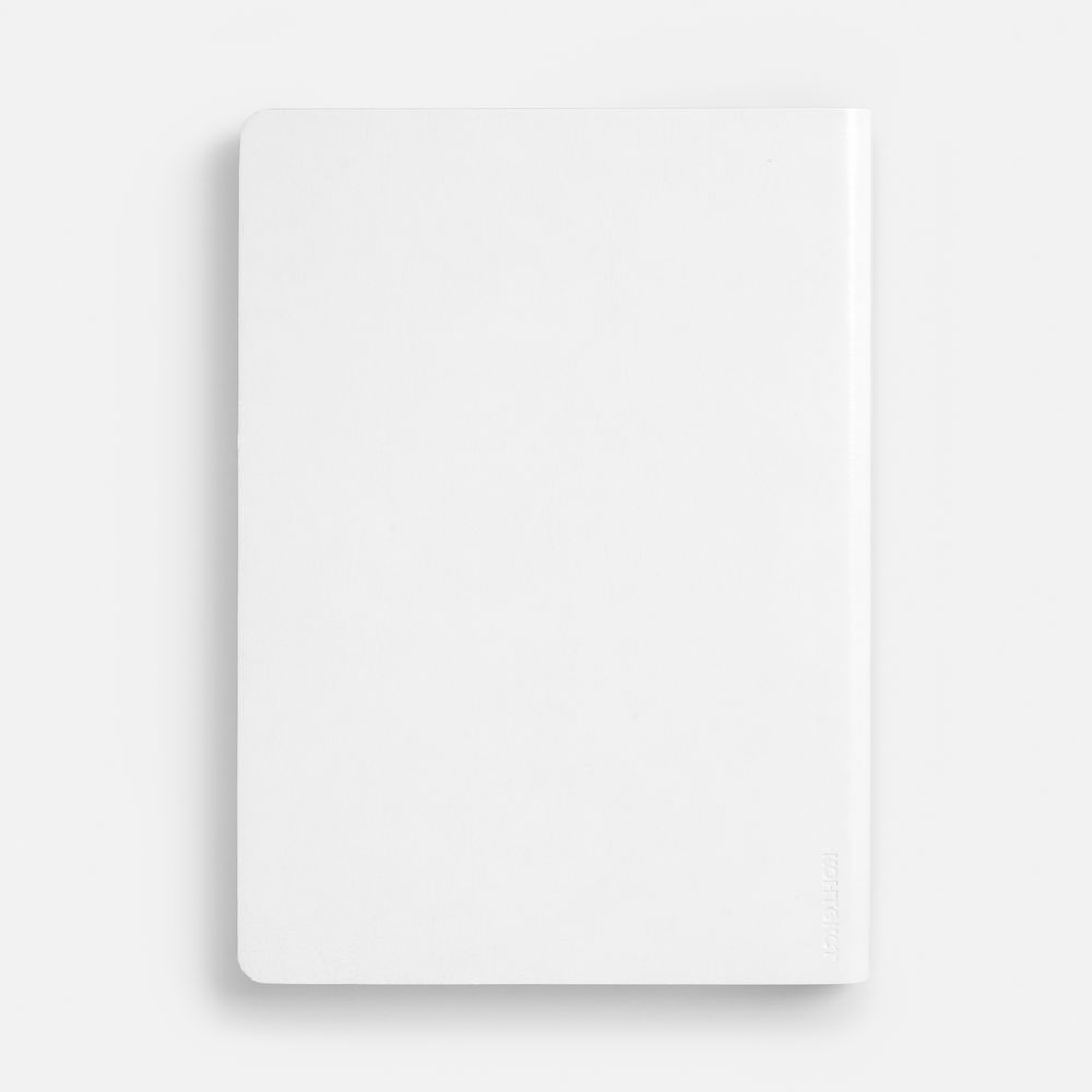 Ежедневник Nebraska Flex, недатированный, белый с золотистым — изображение 6