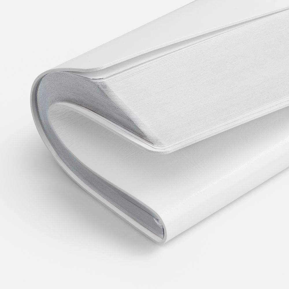 Ежедневник Nebraska Flex, недатированный, белый с серебристым — изображение 8